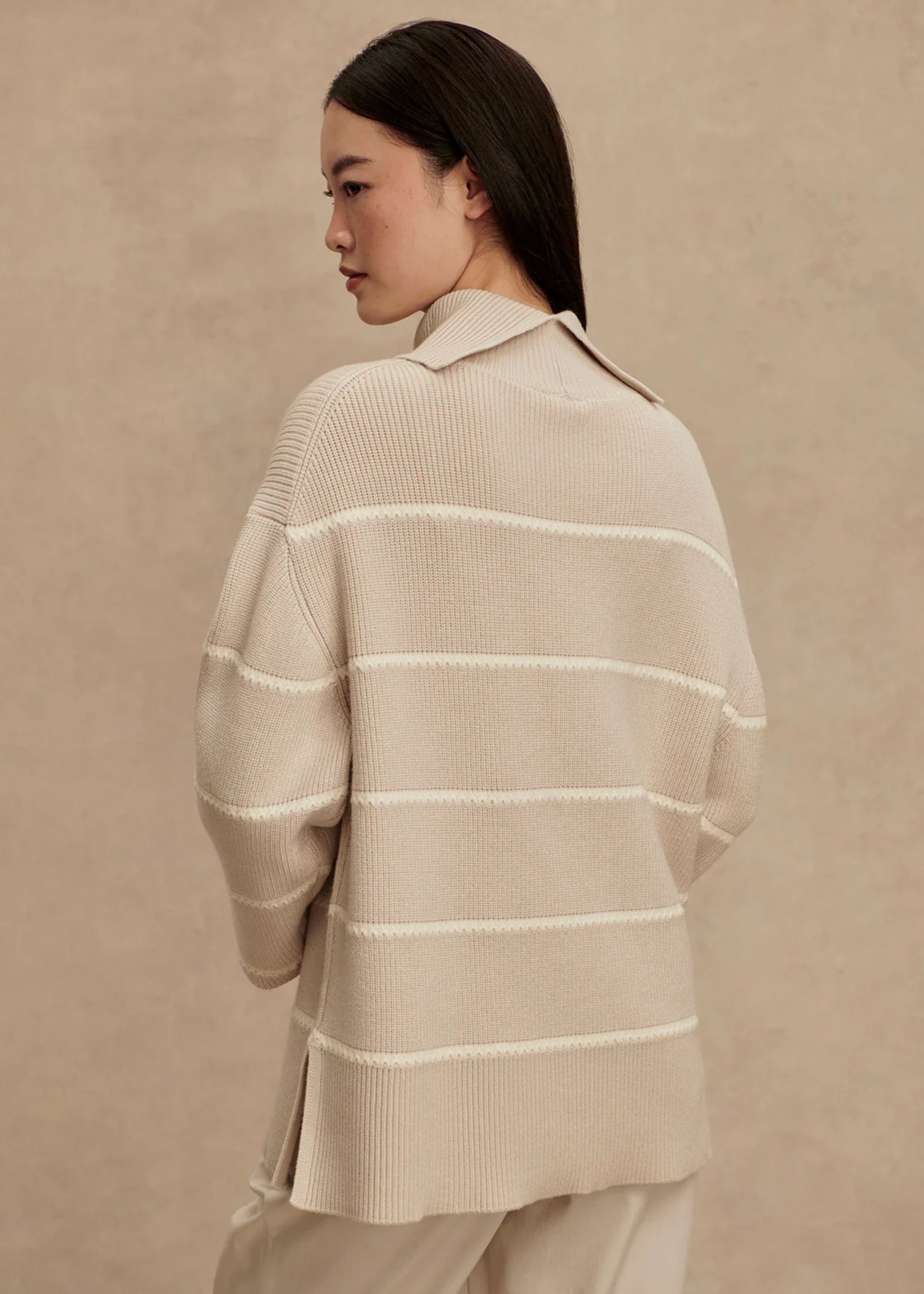 Hamish Stitch Knit Sweater-Varley-OutDazl