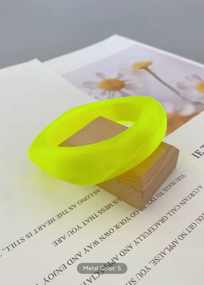 Acrylic Cuff Bangle
