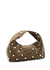 Studded Leather Shoulder Bag