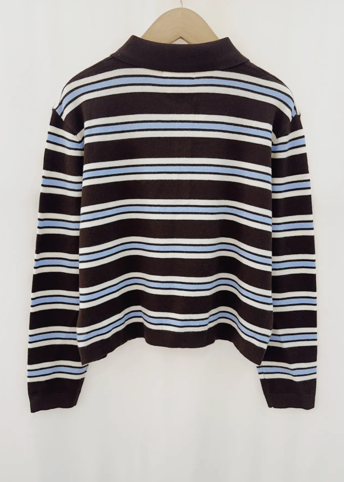 Striped Polo Top