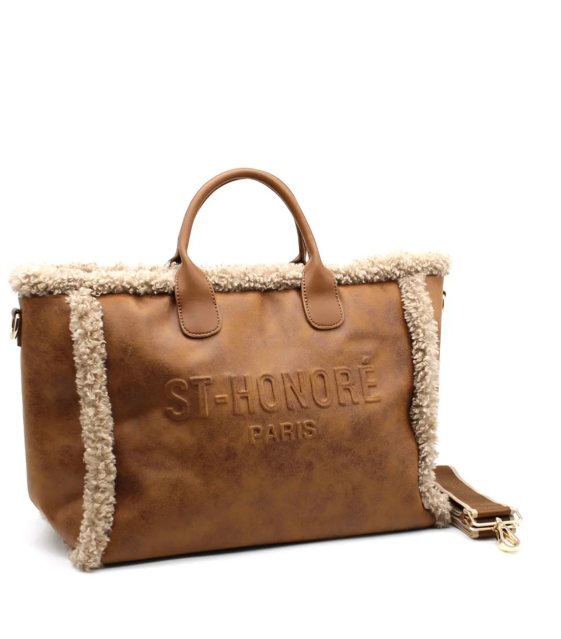 Teddy Trim Tote St Honore
