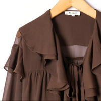 Chiffon Frill Blouse