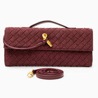 Suedette Woven Clutch Bag Ciao