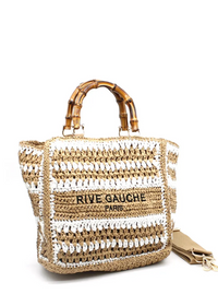 Rive Gauche Tote with Bamboo Handle