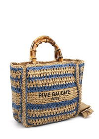 Rive Gauche Tote with Bamboo Handle