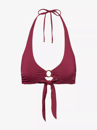 Sorrento Bikini Top in Cassis