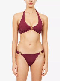 Sorrento Bikini Top in Cassis