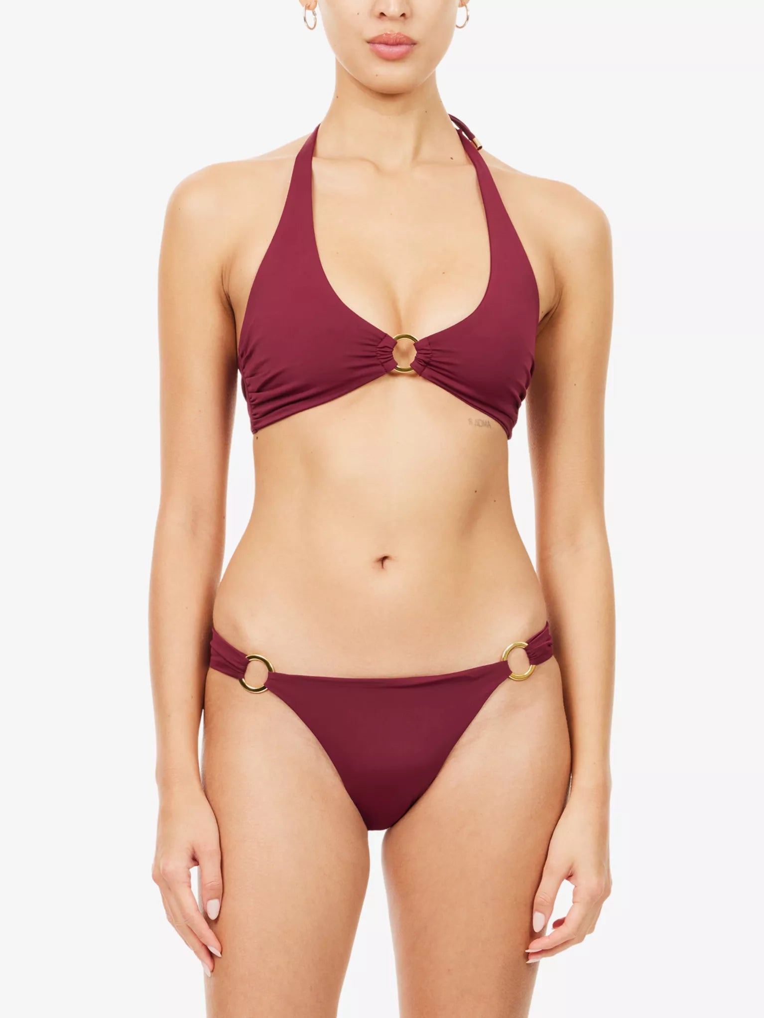 Sorrento Bikini Top in Cassis