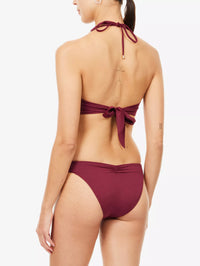 Sorrento Bikini Top in Cassis