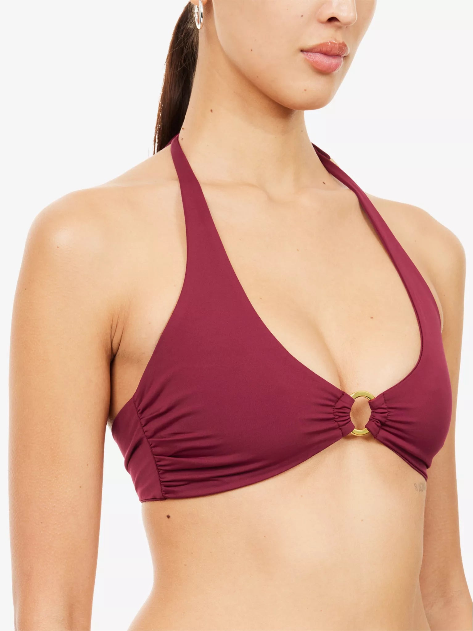 Sorrento Bikini Top in Cassis