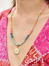 Yucca Disc Necklace-Pranella-OutDazl