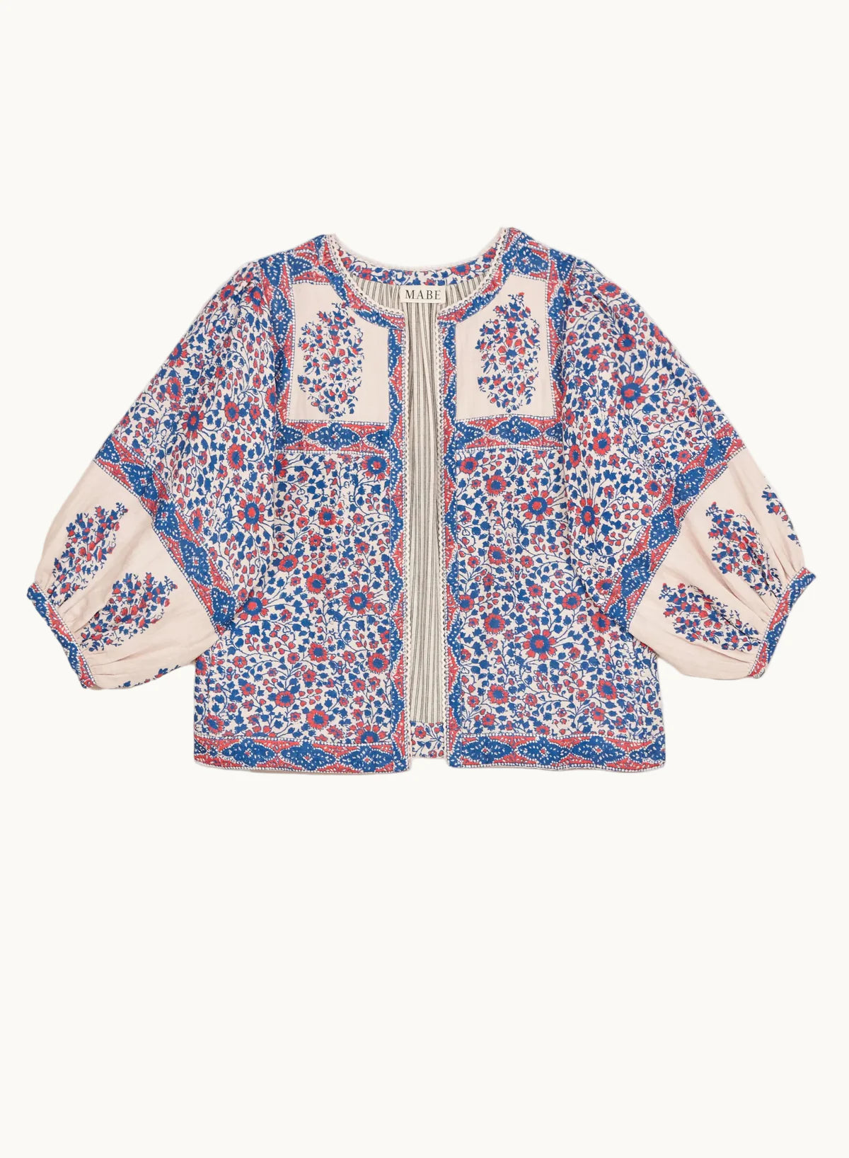 Della Print Cotton Jacket-Mabe-OutDazl