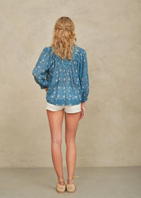 Myla Print Long Sleeve Top-Mabe-OutDazl