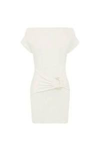 Kamryn Side Tie Knit Mini Dress-Runaway-OutDazl