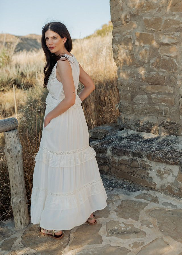 Maxi Sleeveless Dress Barbados-Piti Cuiti-OutDazl
