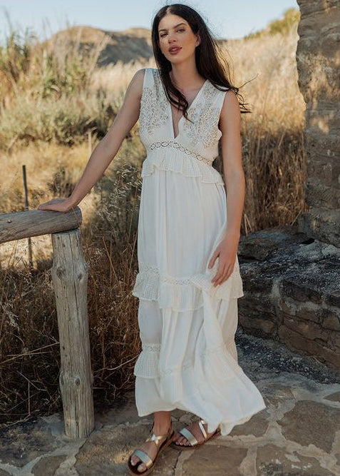 Maxi Sleeveless Dress Barbados-Piti Cuiti-OutDazl