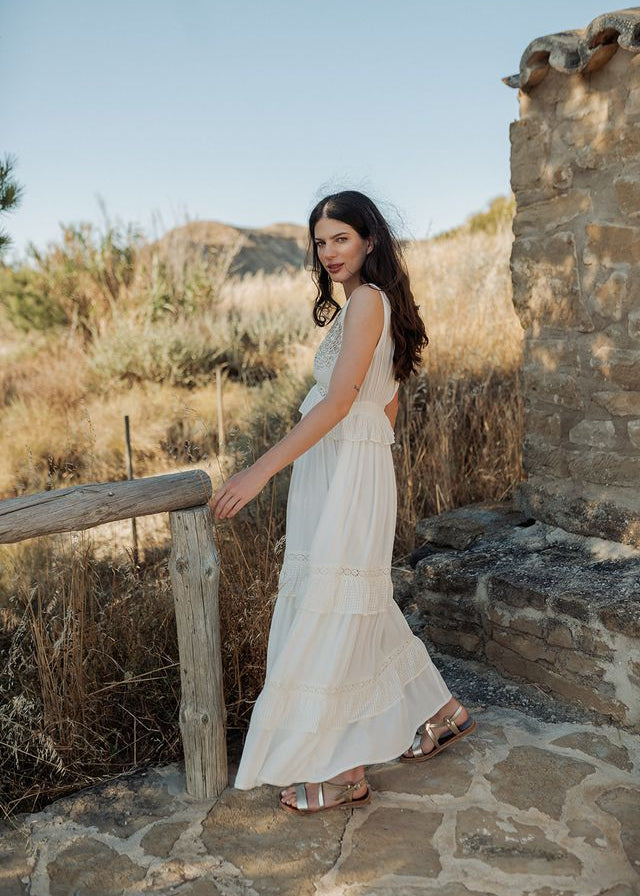 Maxi Sleeveless Dress Barbados-Piti Cuiti-OutDazl