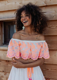 Off the Shoulder Mini Dress Kerala-Piti Cuiti-OutDazl