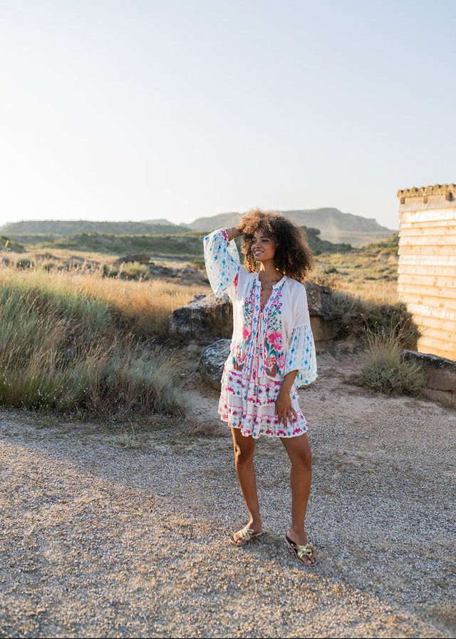 Bonaire Print Mini Skirt-Piti Cuiti-OutDazl