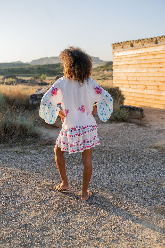 Bonaire Print Mini Skirt-Piti Cuiti-OutDazl