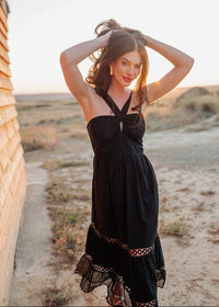 Samsara Maxi Halter Neck Dress-Piti Cuiti-OutDazl