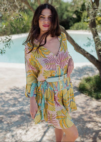 Mini Dress Marrakech Aqua-Piti Cuiti-OutDazl