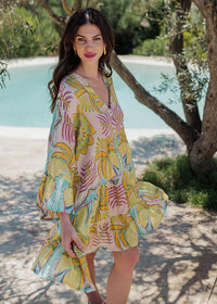 Mini Dress Marrakech Aqua-Piti Cuiti-OutDazl