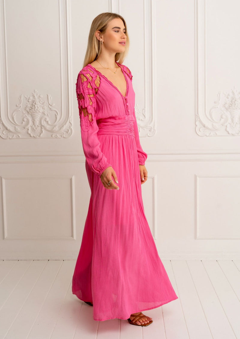 Penelope Embroidered Maxi Dress