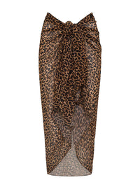 Santorini Sarong in Leopard Print-Away That Day-OutDazl