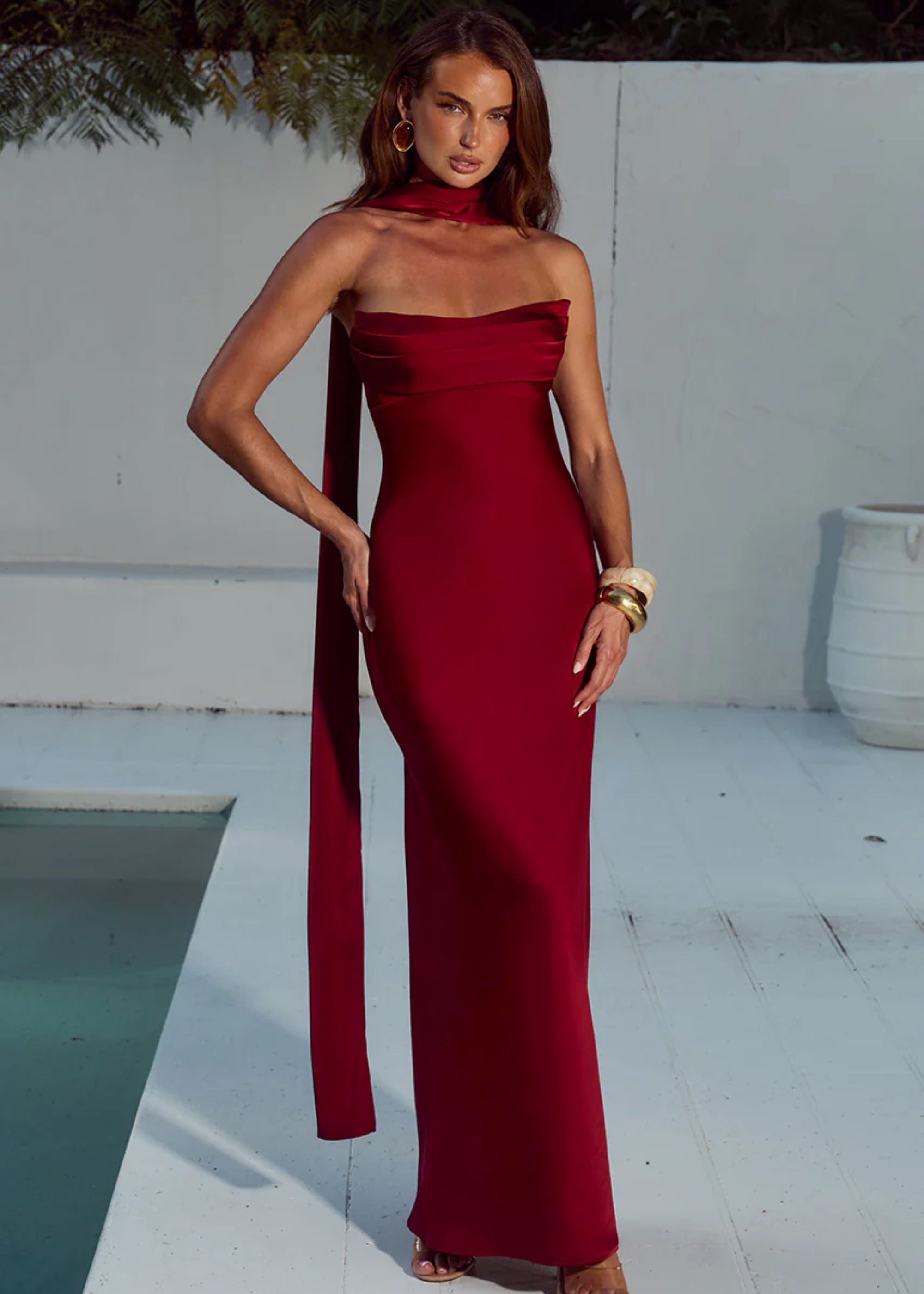 Madeleine Strapless Maxi Dress