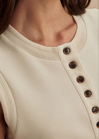 Marla Button Placket Top