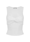 Mesh Top Meila in White