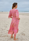 Molli Maxi Dress in Begonia Print