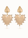 Andrea Gold Heart Earrings