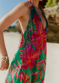 Halterneck Natasha Maxi Dress-Sundress-OutDazl