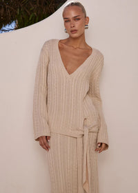 Ophelia Sleeved Knit Top