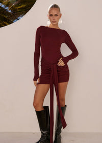 Petra Sleeved Mini Dress