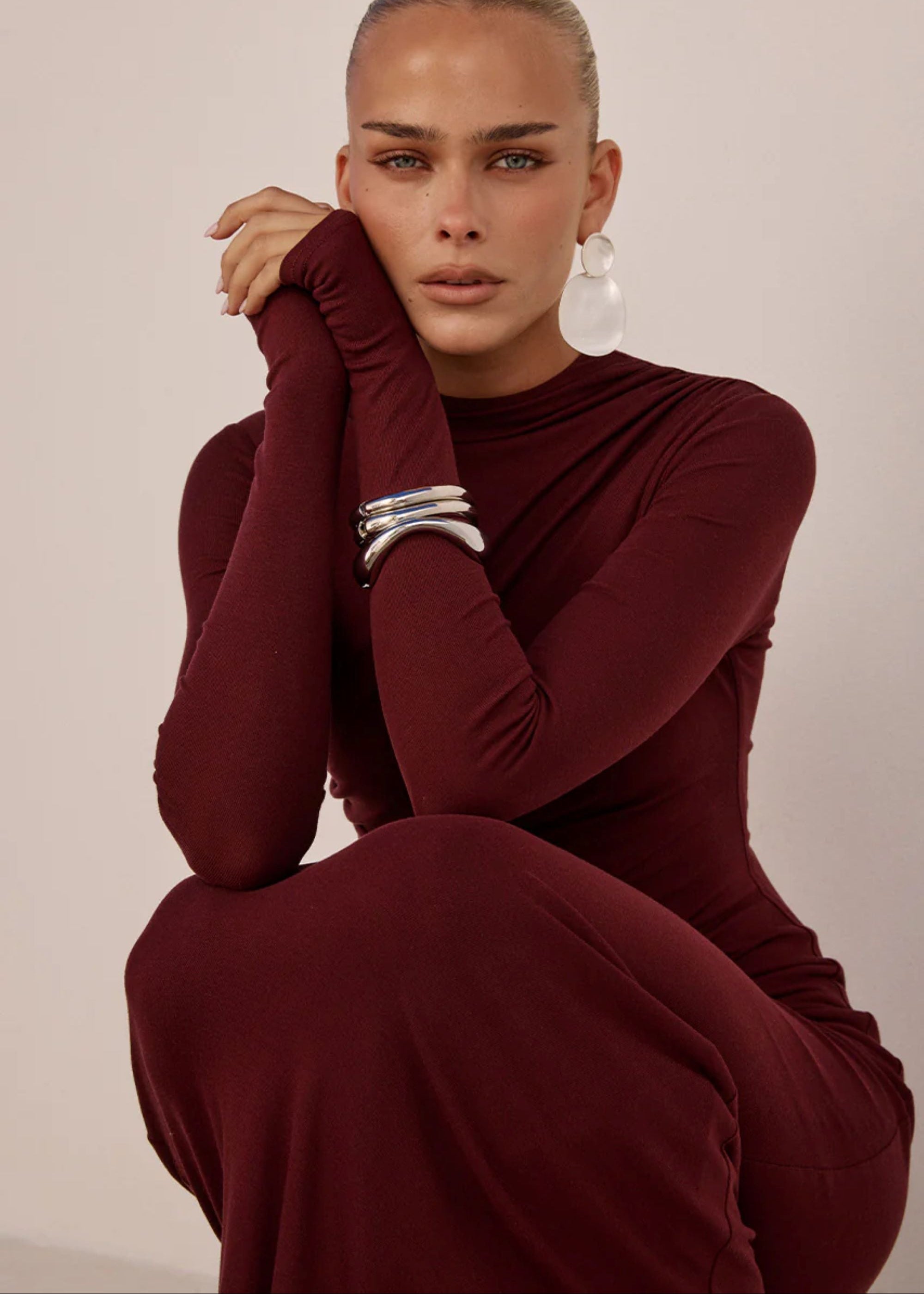 Petra Sleeved Maxi Dress