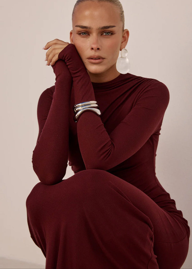 Petra Sleeved Maxi Dress