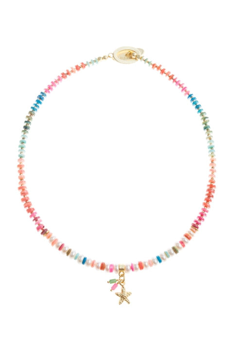 Zuma Starfish Beaded Necklace