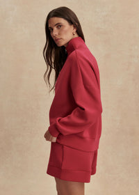 Atrium High Rise Shorts in Rich Raspberry