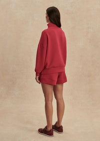 Atrium High Rise Shorts in Rich Raspberry