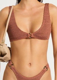 Ring Scout Bikini Top in Fawn
