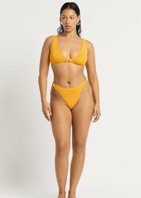 Ring Scout Bikini Top in Saffron