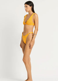 Ring Scout Bikini Top in Saffron