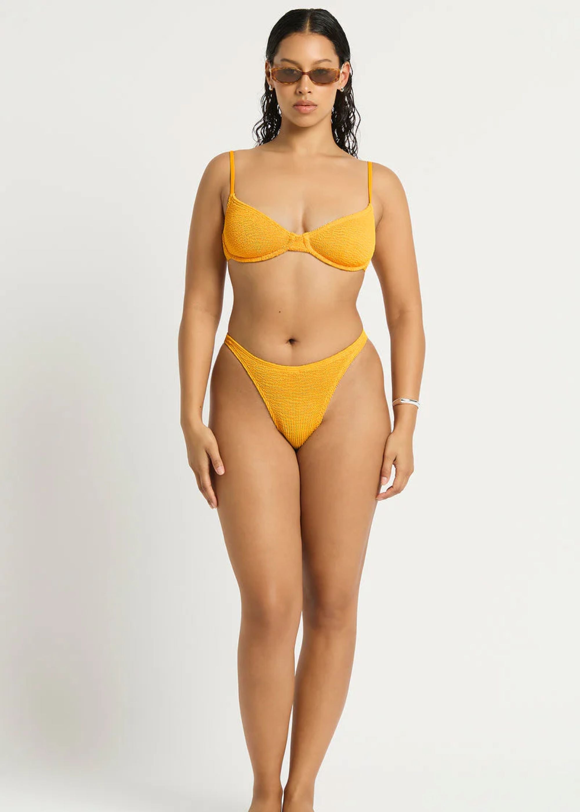 Gracie Balconette Bikini Top in Saffron-[product_colour]-Bond Eye-OutDazl