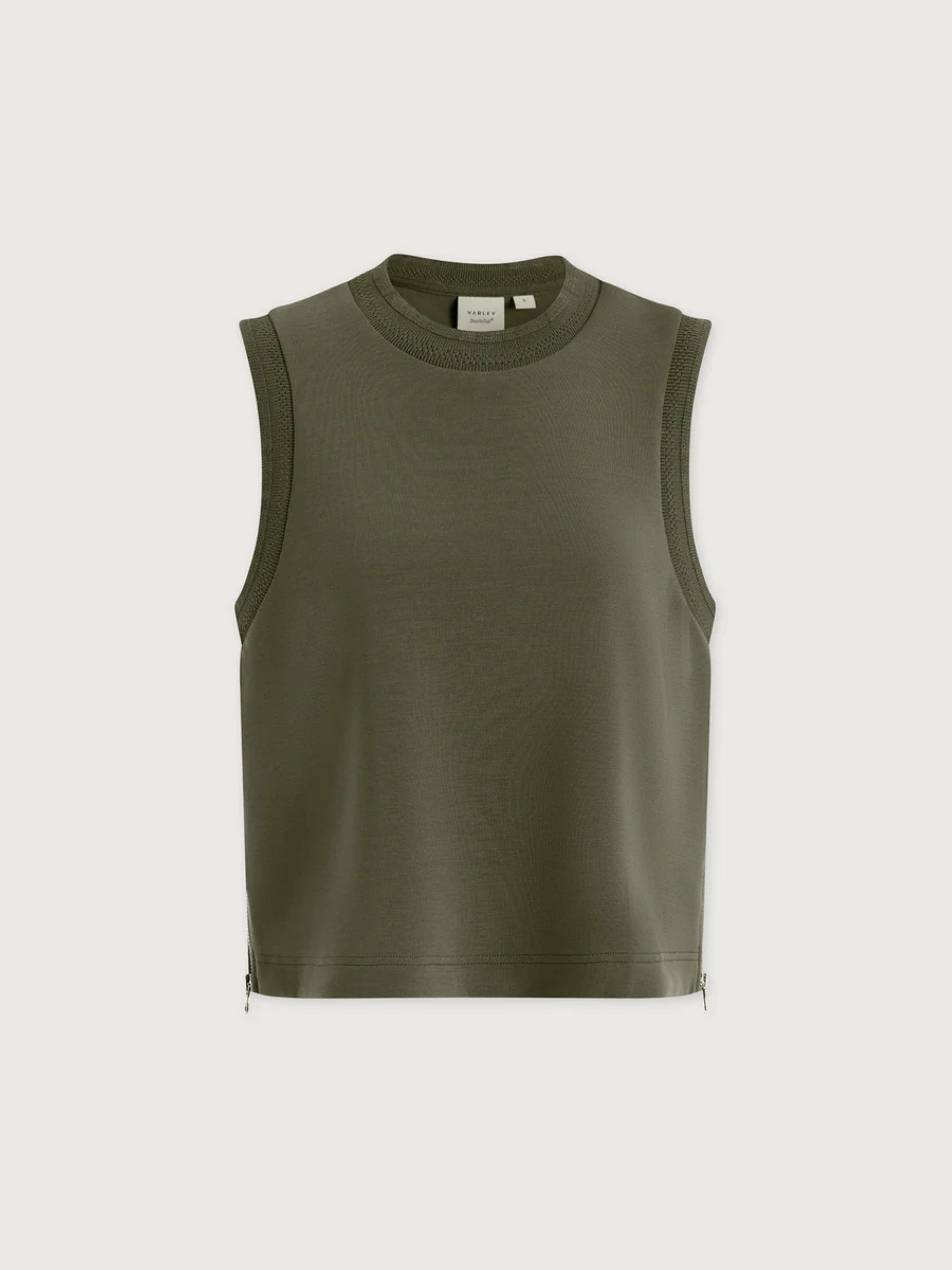 Shea Crop Tank in Thyme