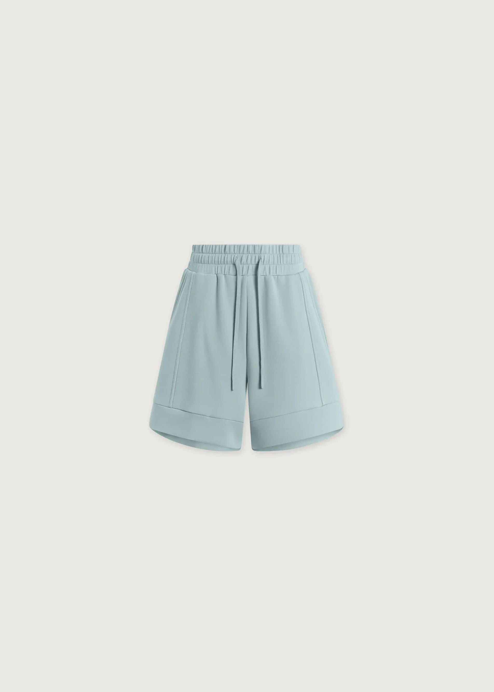 Atrium High Rise Shorts in Porcelain Blue
