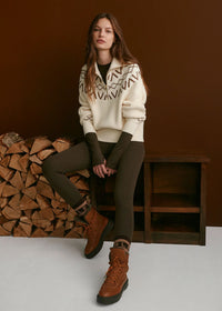 Sigrid Fairisle Half Zip Knit
