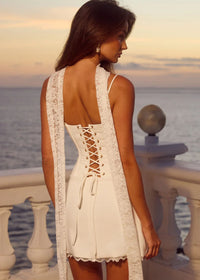 Starla Bustier Scarf Mini Dress